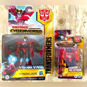 Transformers: Windblade and Optimus Prime